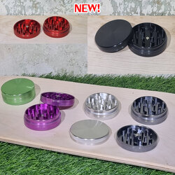 [1002] aluminum Grinder ขนาด 63mm 1ชั้น ฟันคม CNC ที่บดสมุนไพร เครื่องบดสมุนไพร บดกาแฟ ไกเดอร์บด