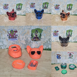 [1002] Grinder บด พร้อม เก็บ ทรงหมา Pug ที่บดสมุนไพร เครื่องบดสมุนไพร บดกาแฟ ไกเดอร์บด