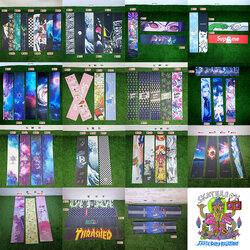 0303 สติ๊กเกอร์ กระดาษทราย 120x26 cm สำหรับ สเก็ตบอร์ด เซิร์ฟสเก็ต ลองบอร์ด Graphic Grip Tape skateboard longboard surf skate