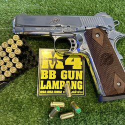 KUZEY M1911 ลาย KIMBER ลำกล้อง 4" สีเงินเงา