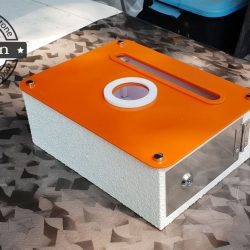 ตู้รับจดหมายอะคริลิค สีส้ม