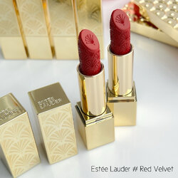 ลิปสติก Estee Lauder Rouge a Levres Limited Lipstick 3.5g # Red Velvet (No Box)
