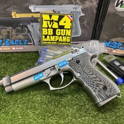 WE M92 EAGLE Full Auto GBB (Silver)