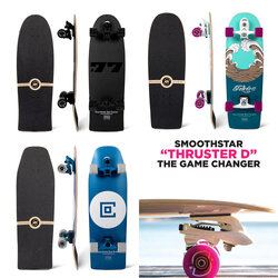 0202 au SmoothStar Surfskate เซิร์ฟสเก็ต ทรัค อะแดปเตอร์ แนว Surf simulator