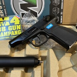 WE Makarov 654K with Silencer