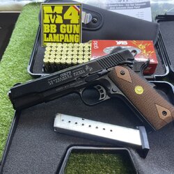 KUZEY M1911 ลาย Government ลำกล้อง 5" ดำ