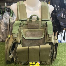 เสื้อเวส เขียว Size L