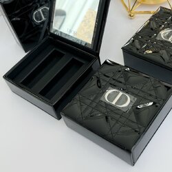 Dior Lipstick Case - กล่องเปล่าใส่ลิป 2 ช่อง พร้อมกระจก