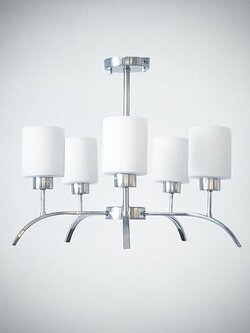 โคมไฟแขวน GL636/5 โมเดิร์น แก้วสีขาว