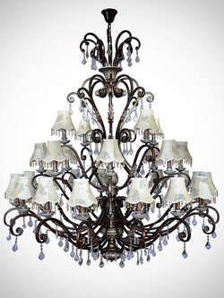 โคมไฟระย้าคลาสสิก F-3041/16+8+4 หรูหรา อลังการ