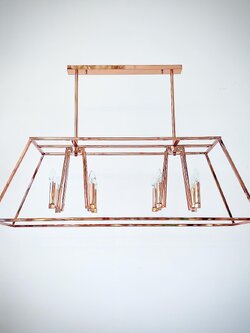 โคมไฟแขวน SY1118-8 โรสโกลด์ดีไซน์หรู