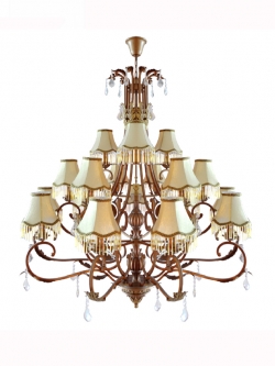 โคมไฟระย้าคลาสสิก F-1075/9+6+3 หรูหรา