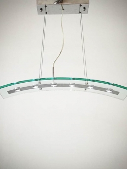 โคมไฟห้อย 5723/5 ดีไซน์กระจกโค้ง