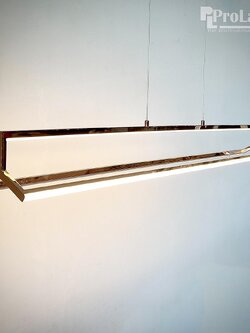 โคมไฟแขวน JY1285-L1200 (JD8119-1200) สแตนเลสทรงยาว ดีไซน์โมเดิร์น เรียบหรู