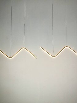 โคมไฟแขวน K901-2 ทรง M คว่ำ โมเดิร์นล้ำไม่ซ้ำใคร