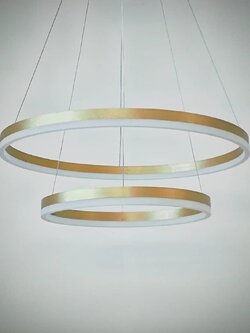 โคมไฟแขวน 10725/2 GD วงแหวนคู่