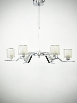 โคมไฟแขวน GL659/6 แก้วขาวสองชั้น