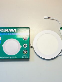 โคมไฟดาวไลท์ BRAVO LIGHTER LED V RD 12W DL/WW