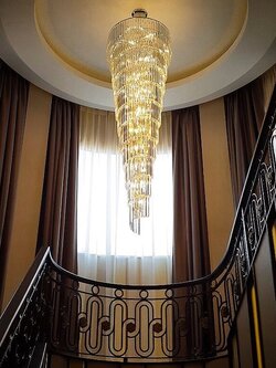 โคมไฟระย้าคริสตัล 7902/D80H250 (CH)