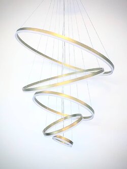 โคมไฟแขวน 10725/5 GD วงแหวน 5 ชั้น