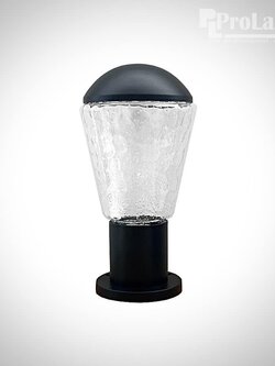 โคมไฟหัวเสา YB-H12123/8.7CM SB