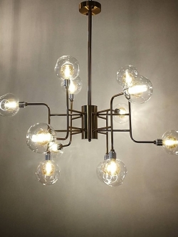 โคมไฟห้อย 7526-12 ดีไซน์โมเดิร์นลักชูรี่ ตกแต่งบ้านอย่างมีสไตล์