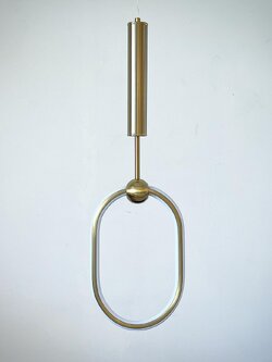 โคมไฟห้อยวงรี 9048 สีทอง