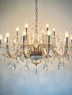 โคมไฟระย้าคริสตัล MD9302-12+6(N)