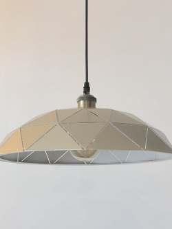 โคมไฟห้อย 9521SV/BG โลหะเรขาคณิต