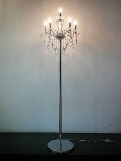 โคมไฟต้ังพื้นคริสตัล ML8920-5+1