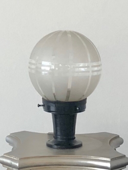 โคมไฟหัวเสา 6 นิ้ว แตงโม