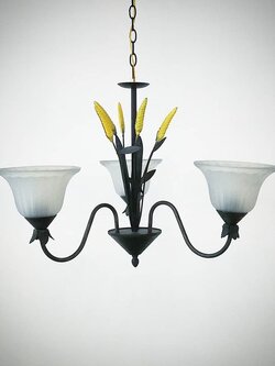 โคมไฟระย้า 8032/3 วินเทจตกแต่งรวงข้าว