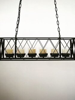 โคมไฟห้อย 82012-6 ลอฟต์ทรงเหลี่ยม