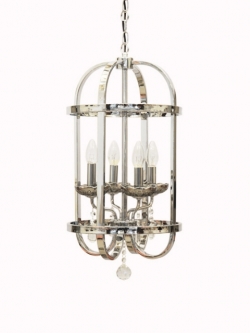 โคมไฟห้อย รุ่น SP9702-4 โมเดิร์นหรูหรา ตกแต่งบ้านด้วยโลหะและคริสตัล