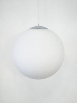 โคมไฟแขวน BALL 40cm และ 45cm สีขาวเงิน เรียบหรู