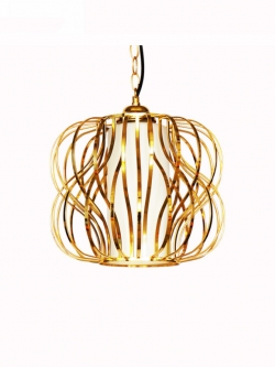 โคมไฟห้อย 67550-1P โลหะสีทอง ดีไซน์หรูหราทันสมัย