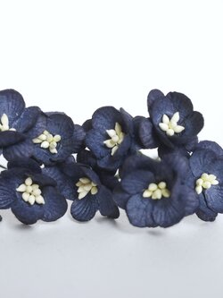 ดอกไม้กระดาษสา ดอกซากุระกระดาษ ดอกไม้กระดาษสาราคาส่ง ดอกไม้กระดาษสำหรับตกแต่งของชำร่วย งานแต่งงาน ทำช่อดอกไม้ติดอกเจ้าบ่าว ข้อมือดอกไม้เจ้าสาว ขนาด2.5 cm. 50 ดอก สีดำ Paper flowers supplies: DIY wedding tools Cherry blossom (Sakura) 50 pcs. size 2.5 cm. b