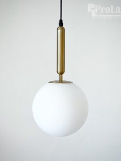 โคมไฟห้อยทรงกลมแก้วขาว รุ่น 3015/1 (N)