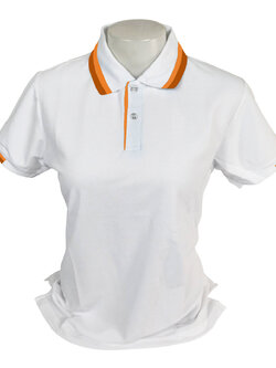 เสื้อโปโลหญิง เสื้อโปโลสีขาว แขนจั๊มครึ่ง ลดราคาล้างสต๊อก พร้อมส่ง