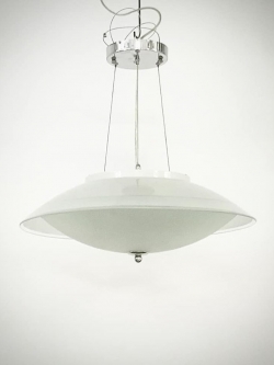 โคมไฟห้อย 2233/4 ทรงจานบินสีขาวมินิมอล