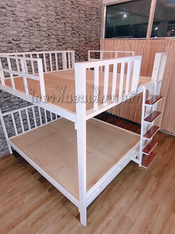 A104 เตียงเหล็ก 2 ชั้น 6 ฟุต