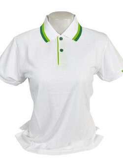 เสื้อโปโลหญิง เสื้อโปโลสีขาว แขนจั๊มครึ่ง ลดราคาล้างสต๊อก พร้อมส่ง