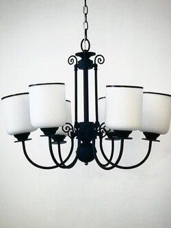 โคมไฟระย้าคลาสสิก H28550/6 เรียบหรู สว่างอบอุ่น