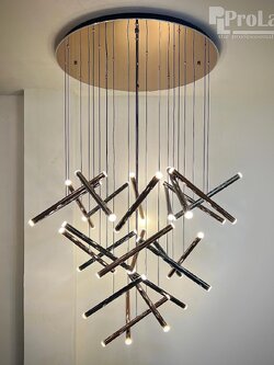 โคมไฟระย้าโมเดิร์นเส้นตัด รุ่น 7212/25