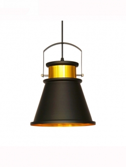 โคมไฟห้อยโมเดิร์น 8386/1A สีดำทอง ดีไซน์เรียบหรู