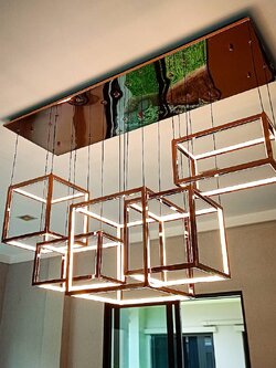 โคมไฟแขวนโมเดิร์นหรูหรา 7899L ขนาดใหญ่