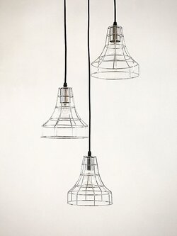 โคมไฟแขวนโครเมียม รุ่น A773/3B CR และ A773/1A CR สไตล์ลอฟต์