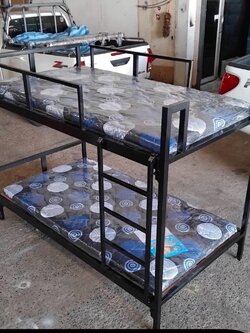 เตียงรุ่น GE 3.5 ฟุต 2 ชั้น ขาว,ดำ