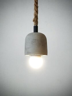 โคมไฟห้อย รุ่น BG021/1 สไตล์มินิมอล คอนกรีตแท้