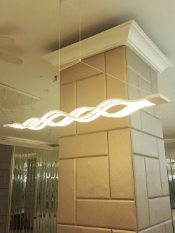 โคมไฟห้อยLED A8021-4 ดีไซน์เส้นคลื่น โมเดิร์นหรู